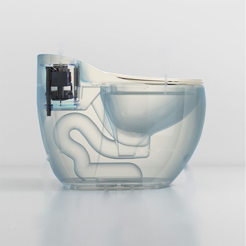 Contemporary Siphon Jet Toilet Bowl Slow Close Seat Included Urine Toilet for Washroom Clearhalo 'Bathroom Remodel & Bathroom Fixtures' 'Home Improvement' 'home_improvement' 'home_improvement_toilets' 'Toilets & Bidets' 'Toilets' 1200x1200_ff3d2584-0ff0-428d-8a09-10cb33d3f994