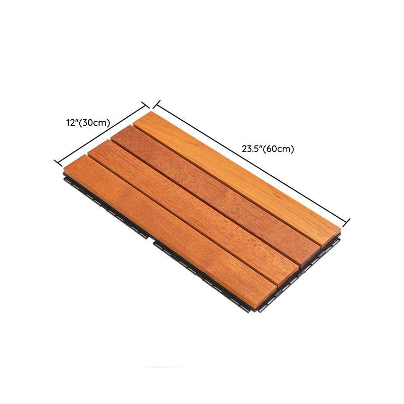 Tradition Smooth Wood Floor Tile Click Lock Teak Wood for Living Room Clearhalo 'Flooring 'Hardwood Flooring' 'hardwood_flooring' 'Home Improvement' 'home_improvement' 'home_improvement_hardwood_flooring' Walls and Ceiling' 1200x1200_ff3f6da4-afd5-4d90-b0d3-b6509184f2e1