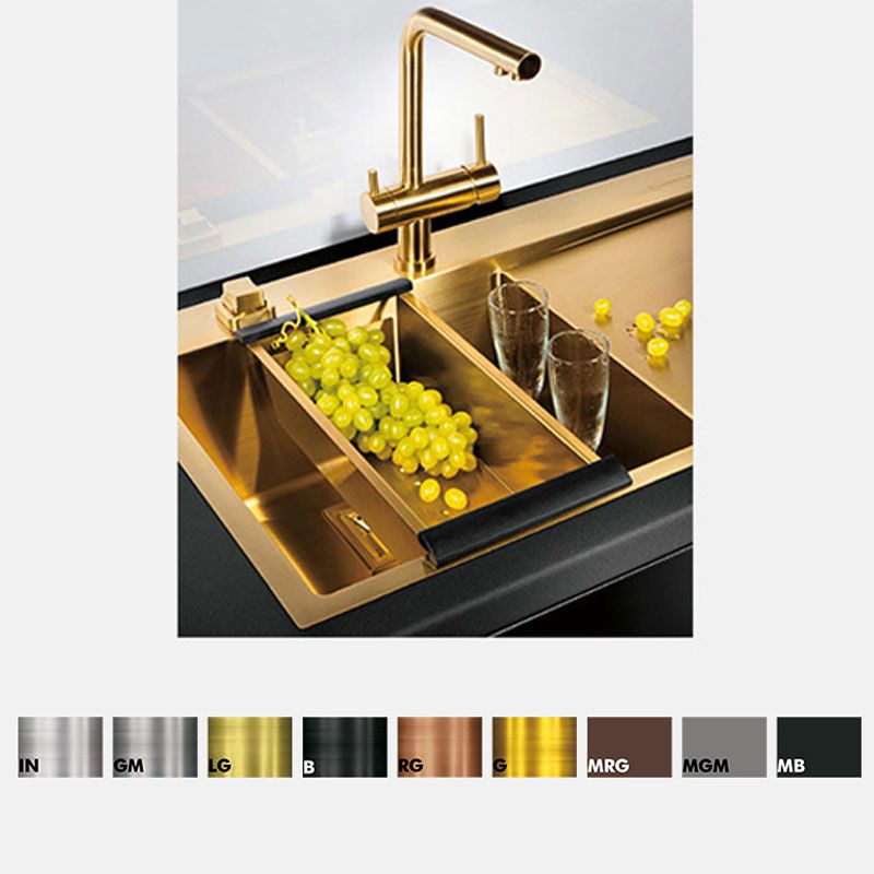 Modern Kitchen Sink Stainless Steel with Basket Strainer and Drain Assembly Sink Only Clearhalo 'Home Improvement' 'home_improvement' 'home_improvement_kitchen_sinks' 'Kitchen Remodel & Kitchen Fixtures' 'Kitchen Sinks & Faucet Components' 'Kitchen Sinks' 'kitchen_sinks' 1200x1200_ff502c9b-0369-4848-8d60-68b240c4f0a2