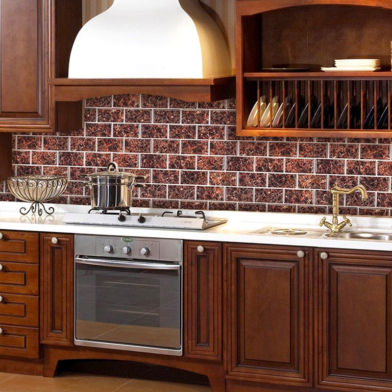 Modern Kitchen Single Tile Waterproof Peel and Stick Tile Over Tile Clearhalo 'Flooring 'Home Improvement' 'home_improvement' 'home_improvement_peel_stick_blacksplash' 'Peel & Stick Backsplash Tile' 'peel_stick_blacksplash' 'Walls & Ceilings' Walls and Ceiling' 1200x1200_ff79016f-09d3-4b37-98c9-0927c183b735