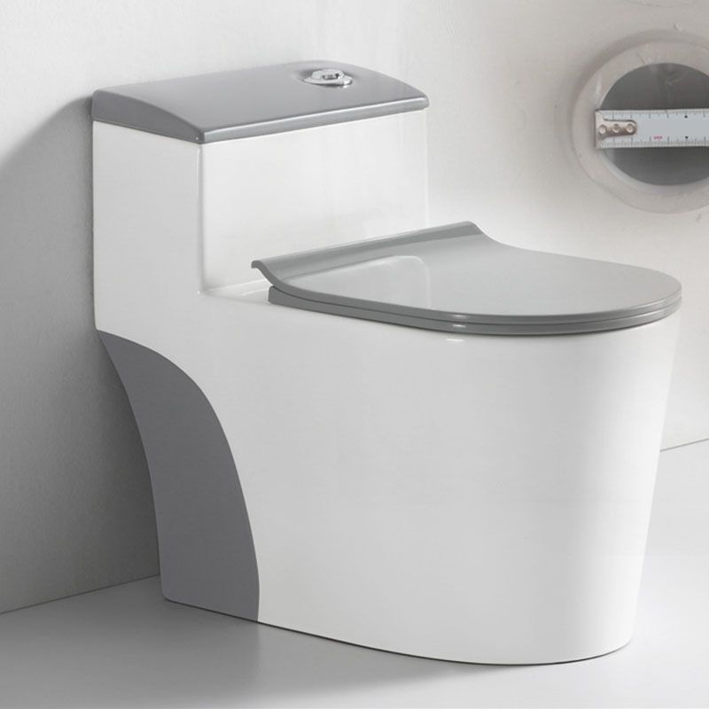 Siphon JetFlush Toilet Traditional One-Piece Toilet with Slow Close Seat Clearhalo 'Bathroom Remodel & Bathroom Fixtures' 'Home Improvement' 'home_improvement' 'home_improvement_toilets' 'Toilets & Bidets' 'Toilets' 1200x1200_ff912605-fc94-4a25-bcc6-0942e062b273