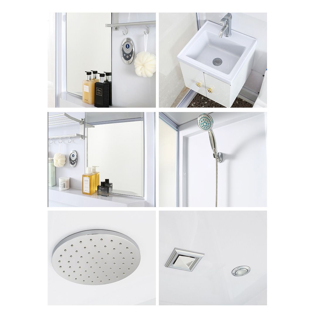 Modern Rectangle Shower Stall Clear Tempered Shower Stall for Bathroom Clearhalo 'Bathroom Remodel & Bathroom Fixtures' 'Home Improvement' 'home_improvement' 'home_improvement_shower_stalls_enclosures' 'Shower Stalls & Enclosures' 'shower_stalls_enclosures' 'Showers & Bathtubs' 1200x1200_ff95a100-cb25-4531-9d9d-4235e800d2a0