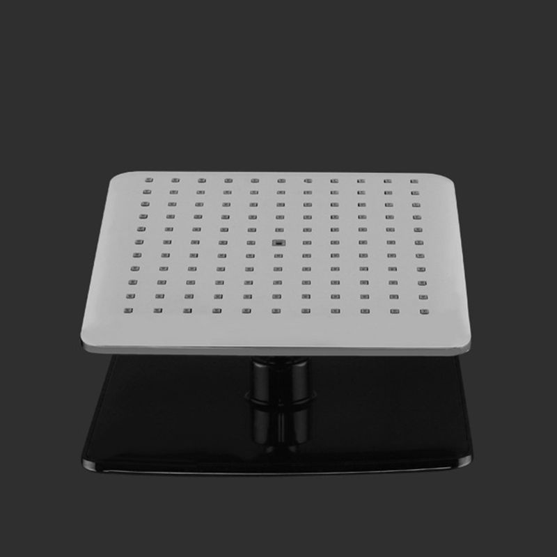 Chrome Square Shower Head Combo Wall Mounted and Ceiling Mounted Hand Shower Clearhalo 'Bathroom Remodel & Bathroom Fixtures' 'Home Improvement' 'home_improvement' 'home_improvement_shower_heads' 'Shower Heads' 'shower_heads' 'Showers & Bathtubs Plumbing' 'Showers & Bathtubs' 1200x1200_ffab036e-1b6e-4c24-8512-976aaf228ffa