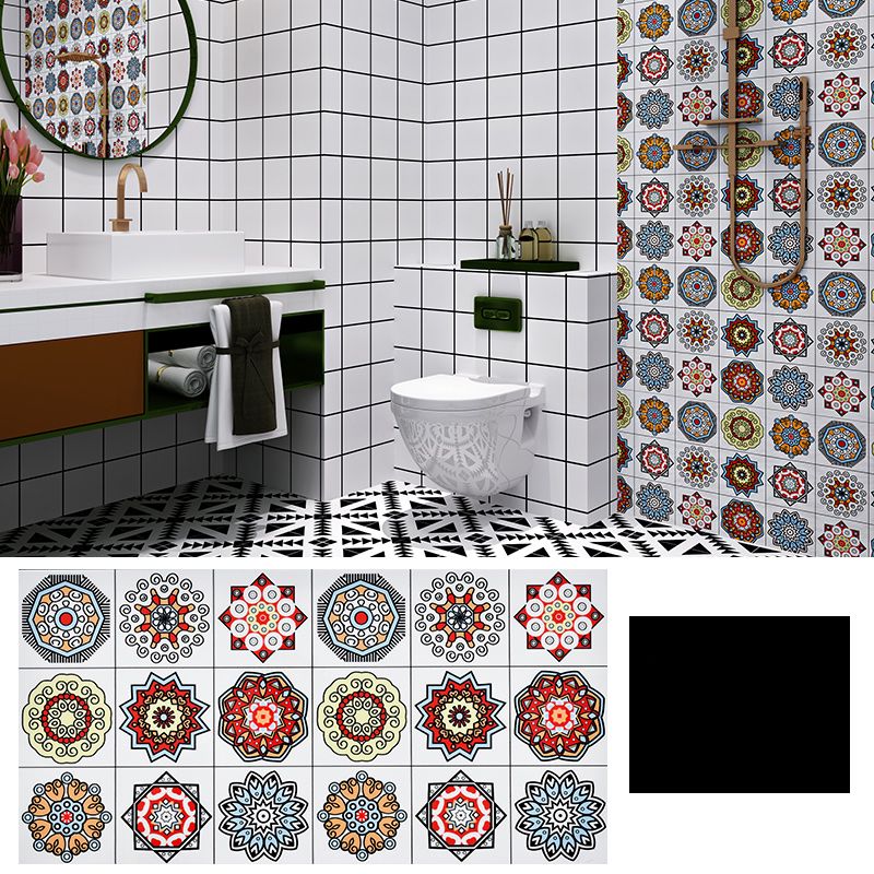Modern Style Wallpaper Kitchen Single Tile Wallpaper with Rectangle Shape Clearhalo 'Flooring 'Home Improvement' 'home_improvement' 'home_improvement_peel_stick_blacksplash' 'Peel & Stick Backsplash Tile' 'peel_stick_blacksplash' 'Walls & Ceilings' Walls and Ceiling' 1200x1200_ffc8e643-4e2a-4c8d-bbe5-85b01c9cf87b