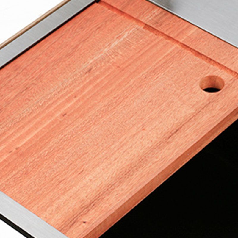 Contemporary Kitchen Sink Stainless Steel Kitchen Sink with Drain Assembly Clearhalo 'Home Improvement' 'home_improvement' 'home_improvement_kitchen_sinks' 'Kitchen Remodel & Kitchen Fixtures' 'Kitchen Sinks & Faucet Components' 'Kitchen Sinks' 'kitchen_sinks' 1200x1200_ffe3b980-c396-4c34-bb9f-fc593b3b8b3e