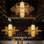 Lotus-Shaped Pendant Lamp Asian Style Bamboo 16"/19.5" W 1 Light Black/Beige Hanging Lighting for Restaurant Beige Clearhalo 'Ceiling Lights' 'Pendant Lights' 'Pendants' Lighting' 120272_f6d1b217-73a8-4c41-8282-e0181d37bff6