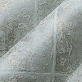 Smooth Non-Woven Wallpaper Contemporary Unpasted Wall Decor with Geo Lattice Pattern Navy
