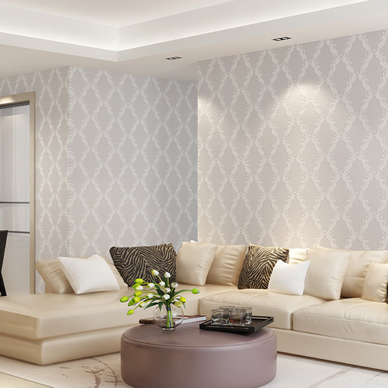 Flower Light-Color Wall Art Trellis Pattern Moisture Resistant ...