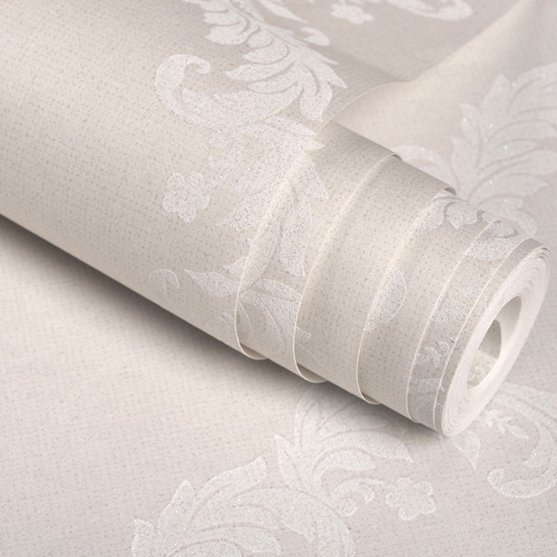 Flower Light-Color Wall Art Trellis Pattern Moisture Resistant Wallpaper Roll for Accent Wall Clearhalo 'Vintage wall decor' 'Vintage' 'Wallpaper' Wall Decor' 1203015