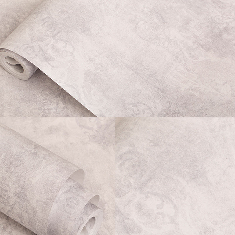 Smooth Paper Wallpaper Roll Vintage Washable Scroll Patterned Wall Decor, 54.2 sq ft Clearhalo 'Vintage wall decor' 'Vintage' 'Wallpaper' Wall Decor' 1203034