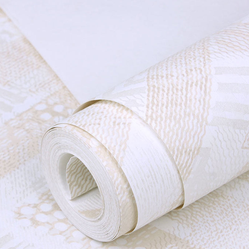 Trellis Teens Wallpaper Roll for Bedroom Non-Woven Material Wall Decor, Pastel Color Clearhalo 'Modern wall decor' 'Modern' 'Wallpaper' Wall Decor' 1203118