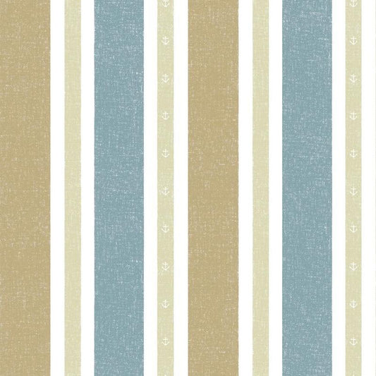 2 Tone Stripe Kids Wallpaper for Bedroom Non-Woven Wall Decoration, 31' L x 20.5" W Clearhalo 'Wall Decor' 'Wallpaper' 1203169
