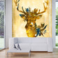 Beige Stag Wall Murals Decal Moisture Resistant Artistry Bedroom Wall Decoration Beige B Clearhalo 'Wall Decor' 'Wall Mural' 1203416