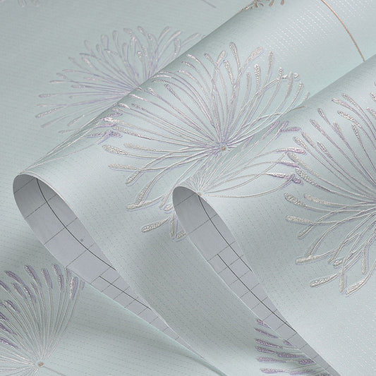 Peel and Stick Dandelion Wallpaper Pastel Color Rural Wall Art for Living Room, Removable