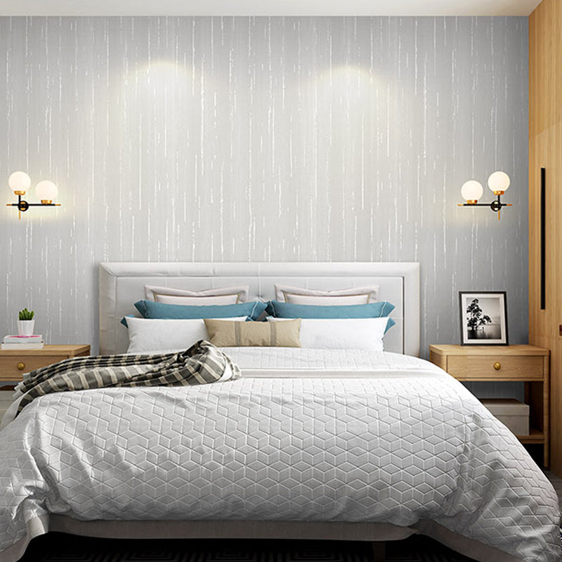 Stripe Wallpaper Pastel Color Minimalistic Wall Covering for Bedroom, Moisture Resistant Clearhalo 'Modern wall decor' 'Modern' 'Wallpaper' Wall Decor' 1206341