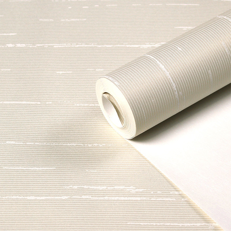 Stripe Wallpaper Pastel Color Minimalistic Wall Covering for Bedroom, Moisture Resistant Clearhalo 'Modern wall decor' 'Modern' 'Wallpaper' Wall Decor' 1206345