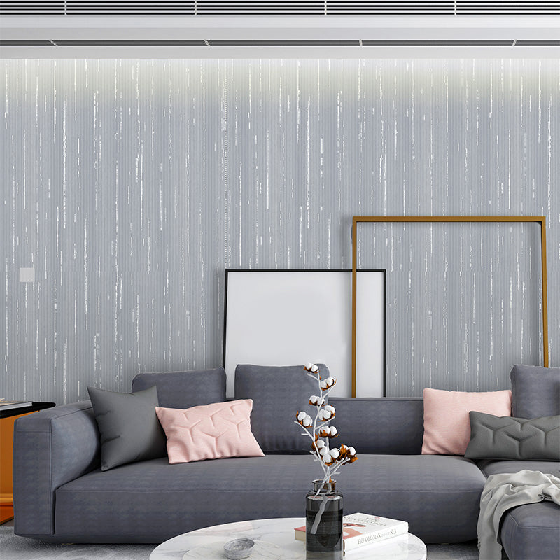 Stripe Wallpaper Pastel Color Minimalistic Wall Covering for Bedroom, Moisture Resistant Clearhalo 'Modern wall decor' 'Modern' 'Wallpaper' Wall Decor' 1206348