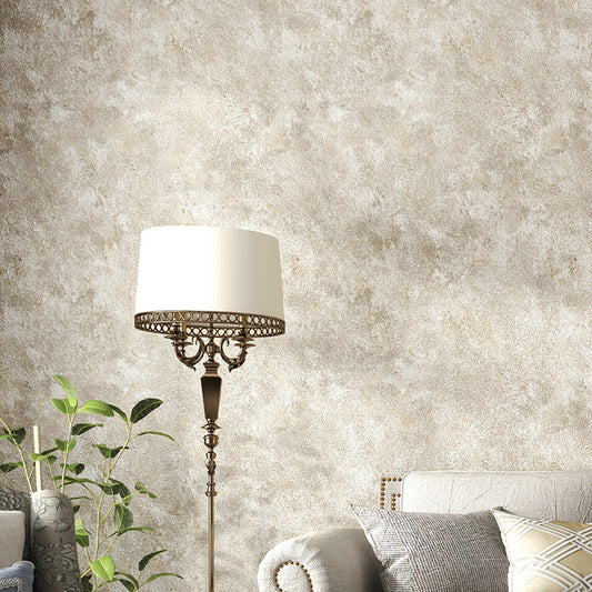 Distressed Wallpaper Roll Vintage Non-Pasted Living Room Wall Art, 33' L x 20.5" W Light Coffee Clearhalo 'Modern wall decor' 'Modern' 'Wallpaper' Wall Decor' 1206485