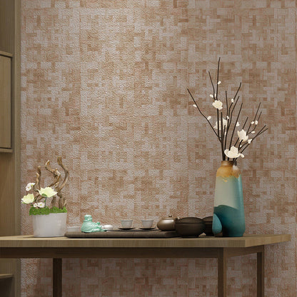 Boho Chic Patchwork Wallpaper Roll for Living Room 57.1-sq ft Wall Art in Dark Color Yellow Clearhalo 'Wall Decor' 'Wallpaper' 1206614