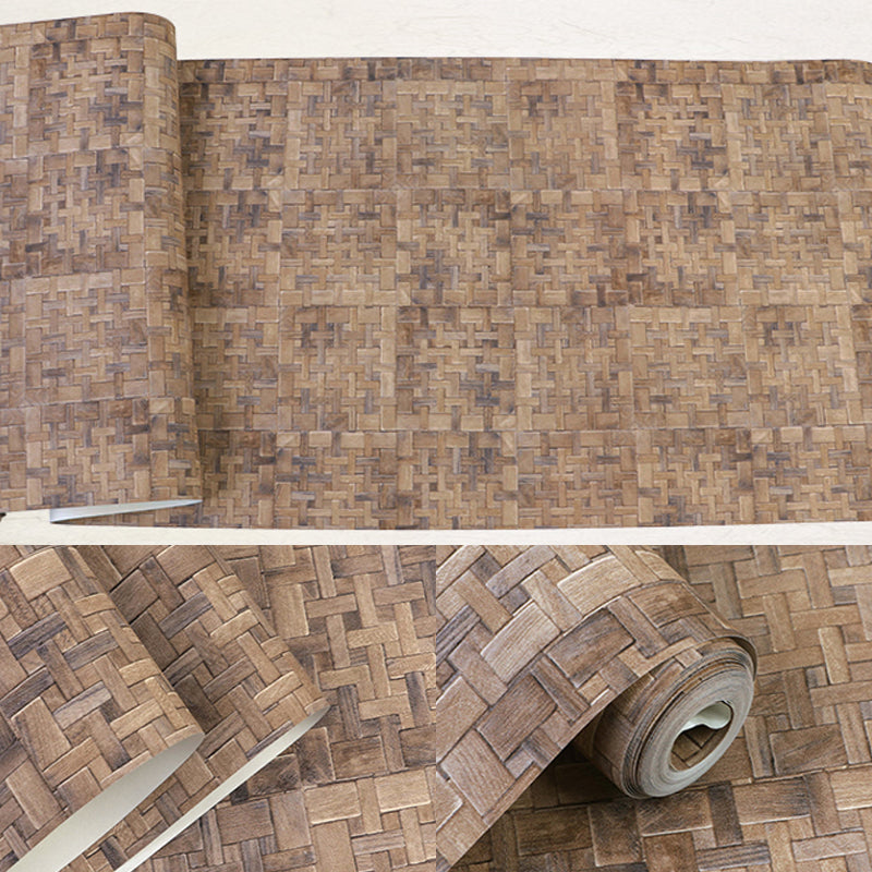 Boho Chic Patchwork Wallpaper Roll for Living Room 57.1-sq ft Wall Art in Dark Color Clearhalo 'Wall Decor' 'Wallpaper' 1206620