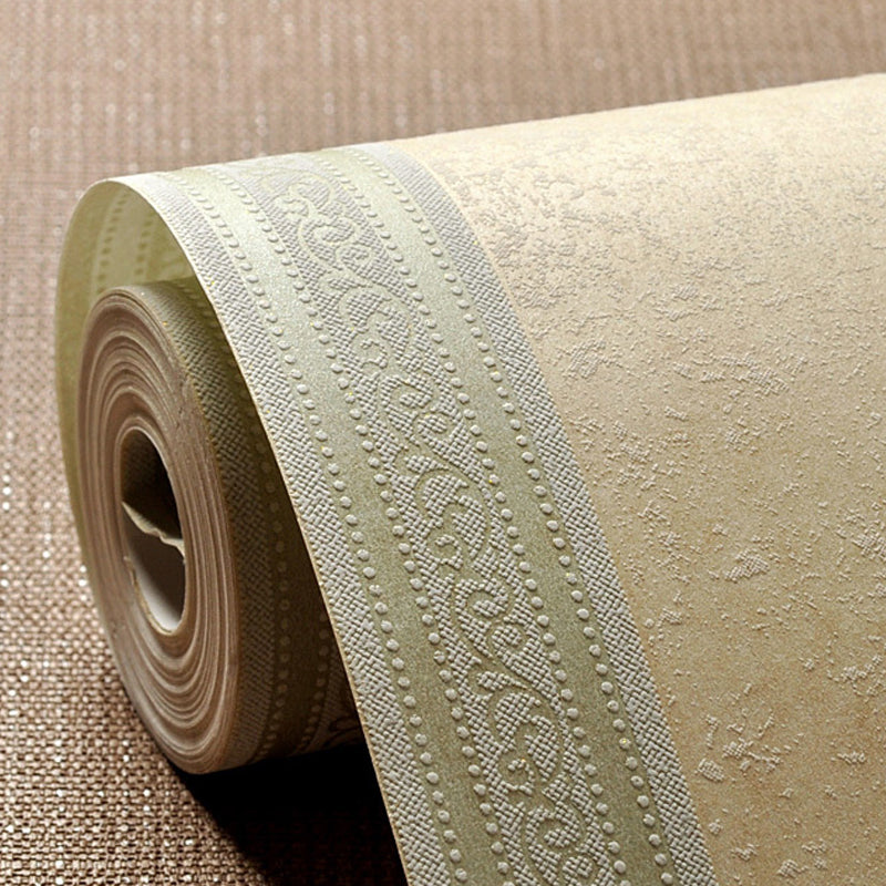 Antique Jacquard Wallpaper Roll for Bedroom 31' x 20.5" Wall Decor in Pastel Color Clearhalo 'Vintage wall decor' 'Vintage' 'Wallpaper' Wall Decor' 1206770