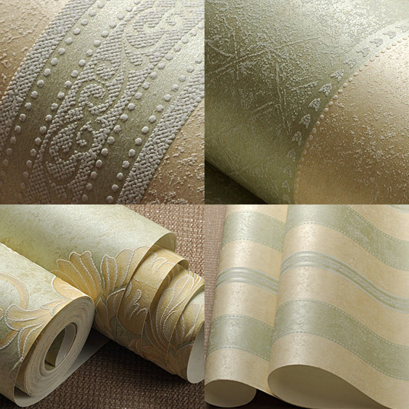 Antique Jacquard Wallpaper Roll for Bedroom 31' x 20.5" Wall Decor in Pastel Color Clearhalo 'Vintage wall decor' 'Vintage' 'Wallpaper' Wall Decor' 1206771