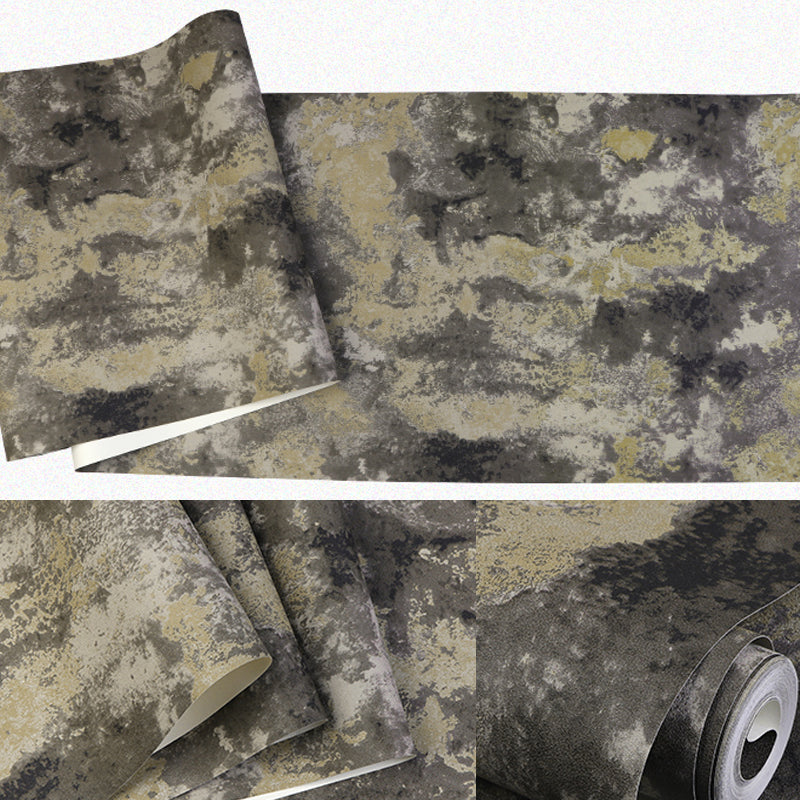 Cyberpunk Tie Dye Wallpaper Roll PVC Washable Dark Color Wall Art for Dining Room Clearhalo 'Industrial wall decor' 'Industrial' 'Wallpaper' Wall Decor' 1206870