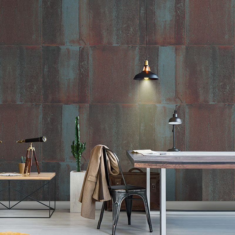 Dark Color Brushstroke Wallpaper Abstract Industrial Moisture Resistant Wall Art for Dining Room Clearhalo 'Industrial wall decor' 'Industrial' 'Wallpaper' Wall Decor' 1206922
