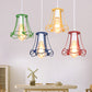Modern Wire Cage Mini Pendant Lamp 1 Light Metal Hanging Ceiling Light in Blue/Green/Yellow Red Clearhalo 'Ceiling Lights' 'Modern Pendants' 'Modern' 'Pendant Lights' 'Pendants' Lighting' 1207343