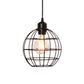 Retro Style Globe Ceiling Lamp 1 Head Metal Hanging Light Fixture with Wire Frame in Black/Copper Clearhalo 'Art Deco Pendants' 'Black' 'Cast Iron' 'Ceiling Lights' 'Ceramic' 'Crystal' 'Industrial Pendants' 'Industrial' 'Metal' 'Middle Century Pendants' 'Pendant Lights' 'Pendants' 'Rustic Pendants' 'Tiffany' Lighting' 1207362