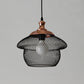 Wire Mesh Metal Pendant Light Industrial Style 1 Head Dining Room Hanging Lamp in Matte Black/Copper Clearhalo 'Art Deco Pendants' 'Black' 'Cast Iron' 'Ceiling Lights' 'Ceramic' 'Crystal' 'Industrial Pendants' 'Industrial' 'Metal' 'Middle Century Pendants' 'Pendant Lights' 'Pendants' 'Rustic Pendants' 'Tiffany' Lighting' 1207450
