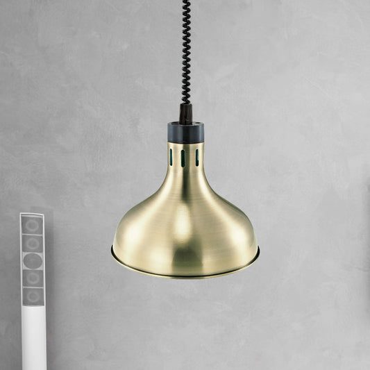 Vintage Extendable Dome Hanging Lamp 1 Light Metallic Ceiling Light Fixture in Bronze/Copper for Kitchen Clearhalo 'Art Deco Pendants' 'Cast Iron' 'Ceiling Lights' 'Ceramic' 'Crystal' 'Industrial Pendants' 'Industrial' 'Metal' 'Middle Century Pendants' 'Pendant Lights' 'Pendants' 'Tiffany' Lighting' 1207484