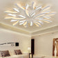 Modern Dandelion Flush Mount Light Acrylic 3/5/9 Lights Living Room Ceiling Light Fixture in Warm/White Light Clearhalo 'Ceiling Lights' 'Close To Ceiling Lights' 'Close to ceiling' 'Semi-flushmount' Lighting' 1207879