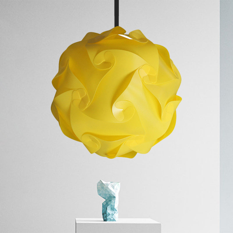 White/Red/Pink Globe Hanging Lamp Contemporary 1-Light Acrylic Ceiling Pendant Light, 8"/9"/10" Clearhalo 'Ceiling Lights' 'Modern Pendants' 'Modern' 'Pendant Lights' 'Pendants' Lighting' 1208066