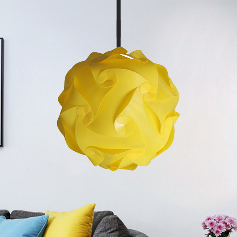 White/Red/Pink Globe Hanging Lamp Contemporary 1-Light Acrylic Ceiling Pendant Light, 8"/9"/10" Clearhalo 'Ceiling Lights' 'Modern Pendants' 'Modern' 'Pendant Lights' 'Pendants' Lighting' 1208067