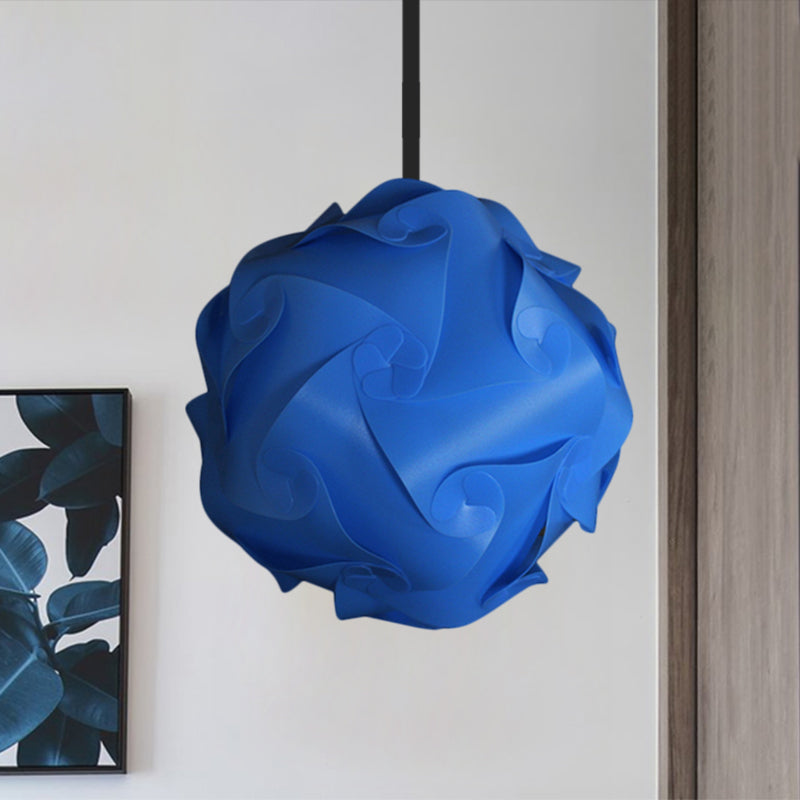 White/Red/Pink Globe Hanging Lamp Contemporary 1-Light Acrylic Ceiling Pendant Light, 8"/9"/10" Clearhalo 'Ceiling Lights' 'Modern Pendants' 'Modern' 'Pendant Lights' 'Pendants' Lighting' 1208074