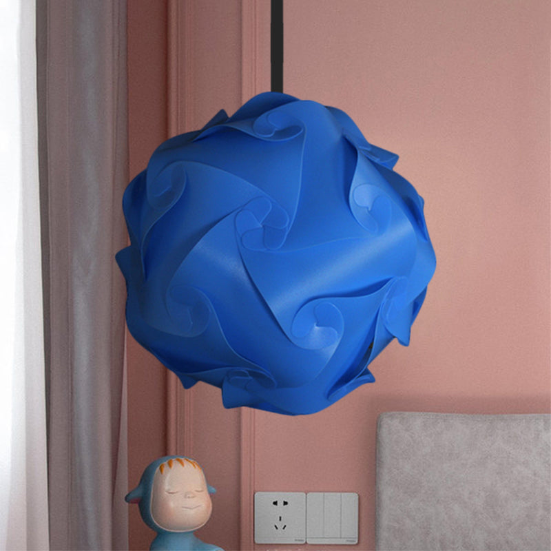 White/Red/Pink Globe Hanging Lamp Contemporary 1-Light Acrylic Ceiling Pendant Light, 8"/9"/10" Clearhalo 'Ceiling Lights' 'Modern Pendants' 'Modern' 'Pendant Lights' 'Pendants' Lighting' 1208075