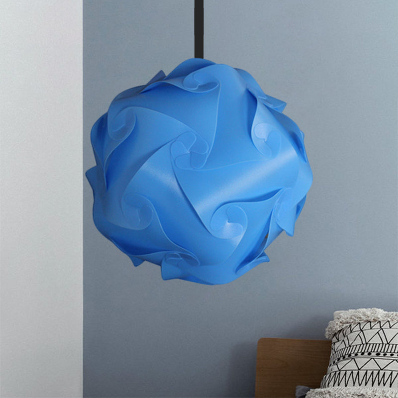 White/Red/Pink Globe Hanging Lamp Contemporary 1-Light Acrylic Ceiling Pendant Light, 8"/9"/10" Clearhalo 'Ceiling Lights' 'Modern Pendants' 'Modern' 'Pendant Lights' 'Pendants' Lighting' 1208078