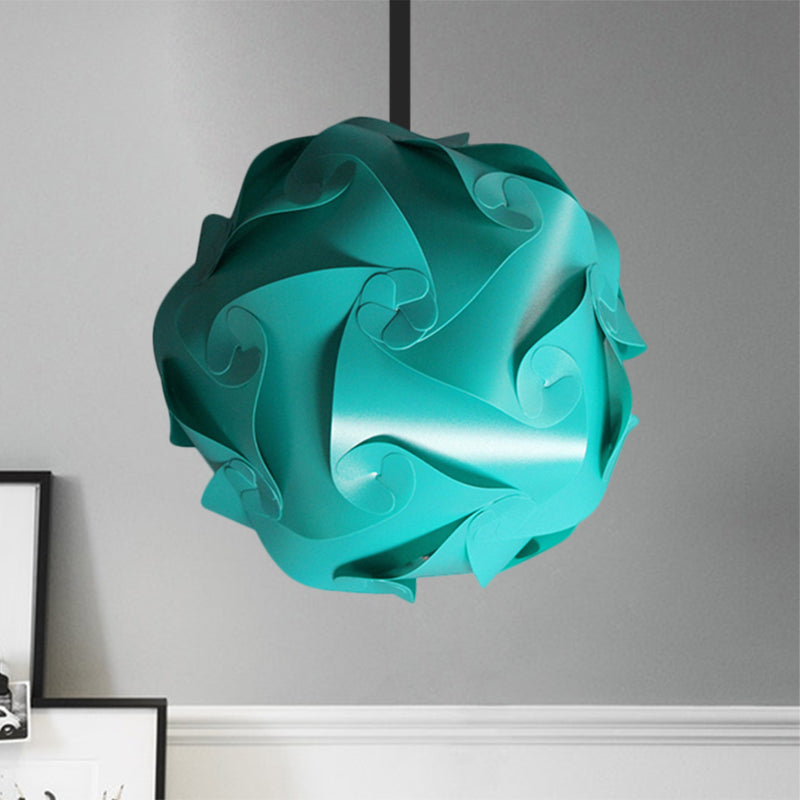 White/Red/Pink Globe Hanging Lamp Contemporary 1-Light Acrylic Ceiling Pendant Light, 8"/9"/10" Clearhalo 'Ceiling Lights' 'Modern Pendants' 'Modern' 'Pendant Lights' 'Pendants' Lighting' 1208081