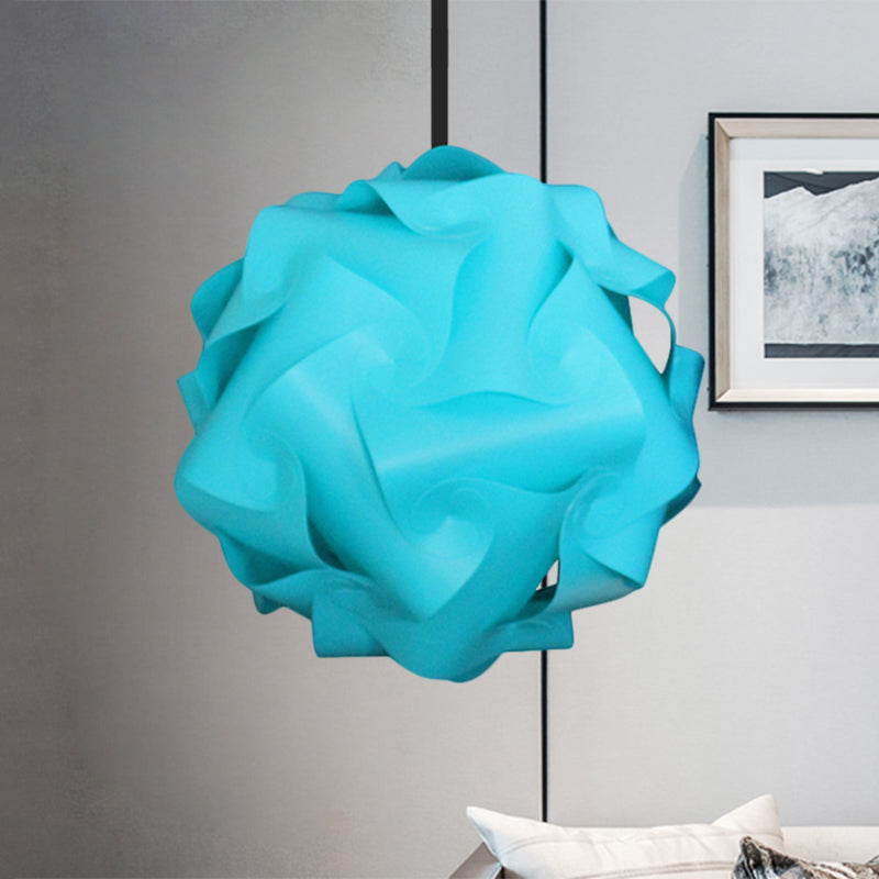 White/Red/Pink Globe Hanging Lamp Contemporary 1-Light Acrylic Ceiling Pendant Light, 8"/9"/10" Clearhalo 'Ceiling Lights' 'Modern Pendants' 'Modern' 'Pendant Lights' 'Pendants' Lighting' 1208086