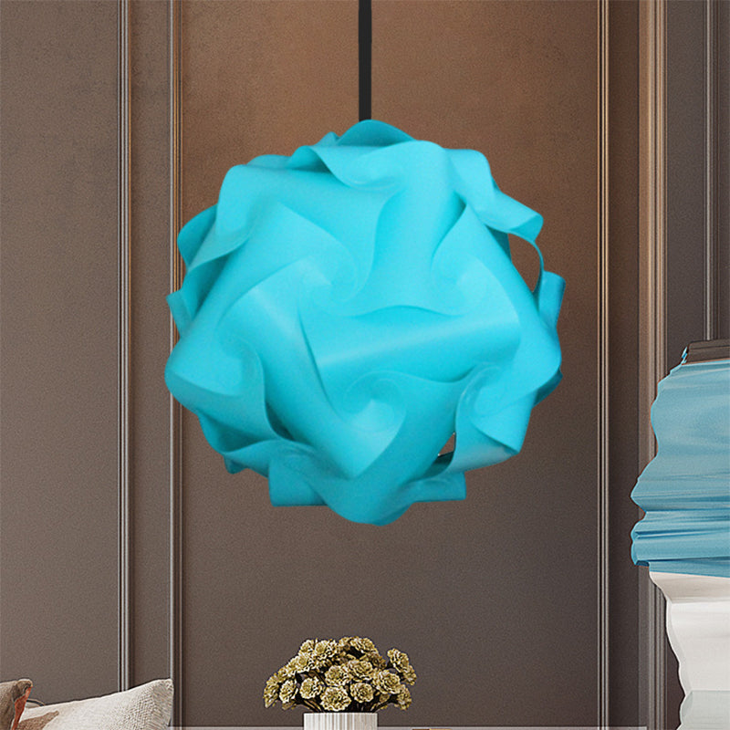 White/Red/Pink Globe Hanging Lamp Contemporary 1-Light Acrylic Ceiling Pendant Light, 8"/9"/10" Clearhalo 'Ceiling Lights' 'Modern Pendants' 'Modern' 'Pendant Lights' 'Pendants' Lighting' 1208087