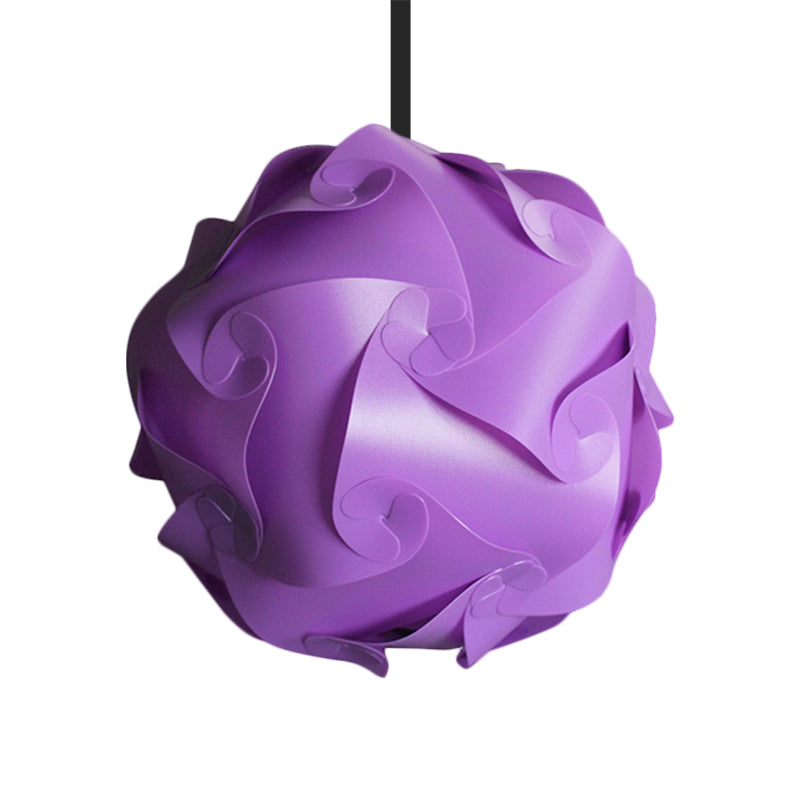 White/Red/Pink Globe Hanging Lamp Contemporary 1-Light Acrylic Ceiling Pendant Light, 8"/9"/10" Clearhalo 'Ceiling Lights' 'Modern Pendants' 'Modern' 'Pendant Lights' 'Pendants' Lighting' 1208092