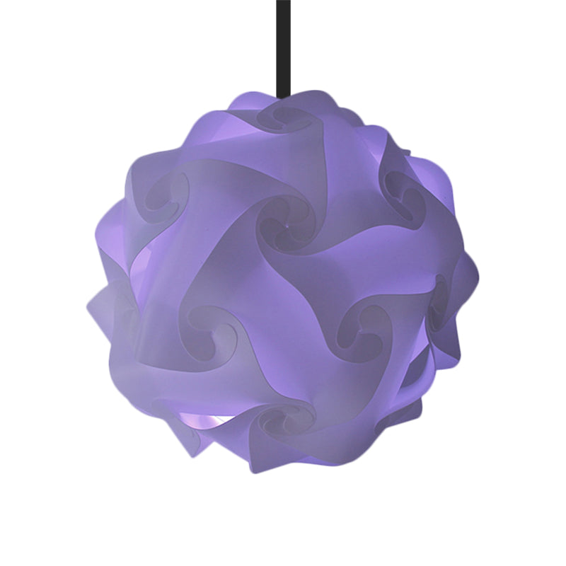 White/Red/Pink Globe Hanging Lamp Contemporary 1-Light Acrylic Ceiling Pendant Light, 8"/9"/10" Clearhalo 'Ceiling Lights' 'Modern Pendants' 'Modern' 'Pendant Lights' 'Pendants' Lighting' 1208096