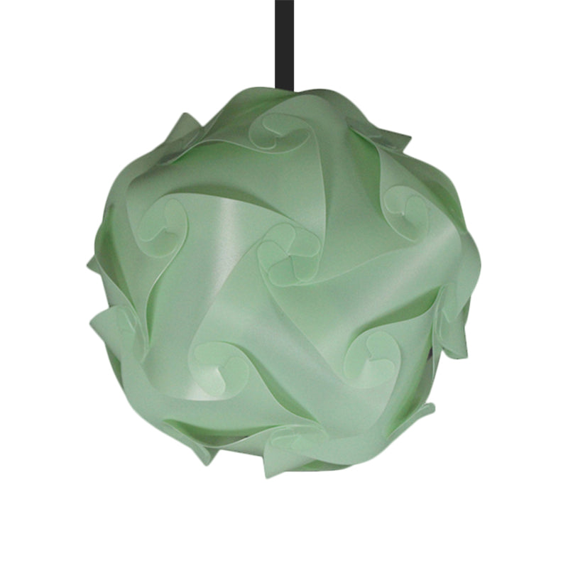 White/Red/Pink Globe Hanging Lamp Contemporary 1-Light Acrylic Ceiling Pendant Light, 8"/9"/10" Clearhalo 'Ceiling Lights' 'Modern Pendants' 'Modern' 'Pendant Lights' 'Pendants' Lighting' 1208100