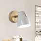Rotatable Metallic Bud Shade Wall Light Single Light Modern Sconce Light for Kitchen Cloth Shop Clearhalo 'Modern wall lights' 'Modern' 'Wall Lamps & Sconces' 'Wall Lights' Lighting' 1209636