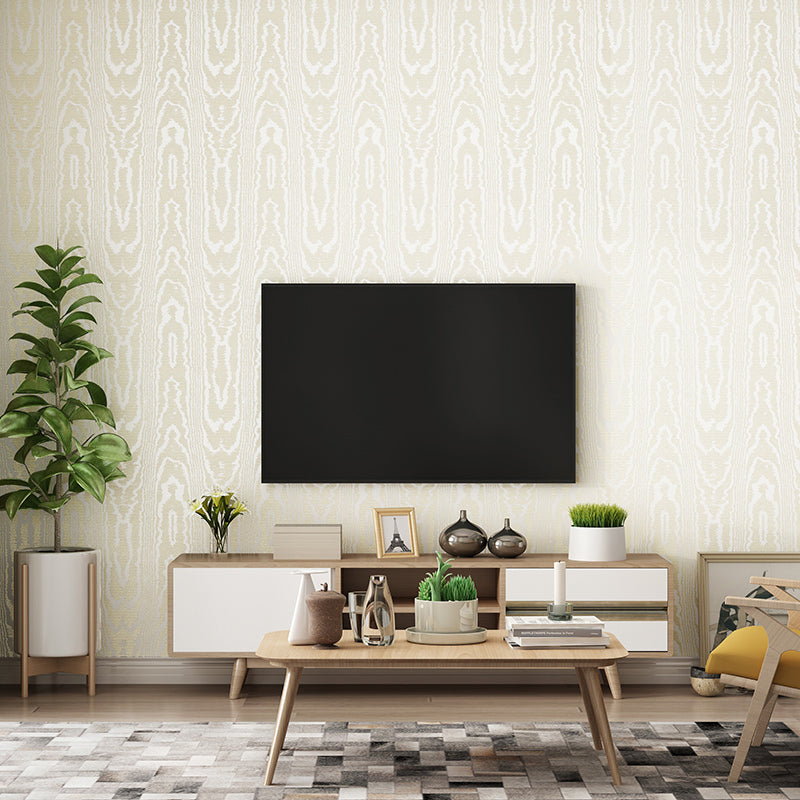 Modern Tiger Skin Print Wallpaper for Living Room 57.1-sq ft Wall Covering in Pastel Color Light Yellow Clearhalo 'Modern wall decor' 'Modern' 'Wallpaper' Wall Decor' 1211753
