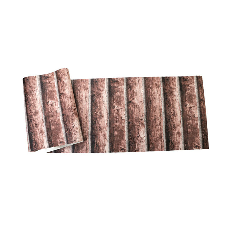 Moisture Resistant Wood Effect Wallpaper Non-Woven Industrial Wall Art for Living Room Clearhalo 'Industrial wall decor' 'Industrial' 'Wallpaper' Wall Decor' 1211812