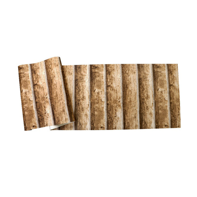 Moisture Resistant Wood Effect Wallpaper Non-Woven Industrial Wall Art for Living Room Clearhalo 'Industrial wall decor' 'Industrial' 'Wallpaper' Wall Decor' 1211816