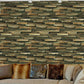 57.1-sq ft Brick-and-Mortar Wallpaper Dark Color Non-Woven Fabric Wall Decor, Moisture Resistant Clearhalo 'Industrial wall decor' 'Industrial' 'Wallpaper' Wall Decor' 1211821