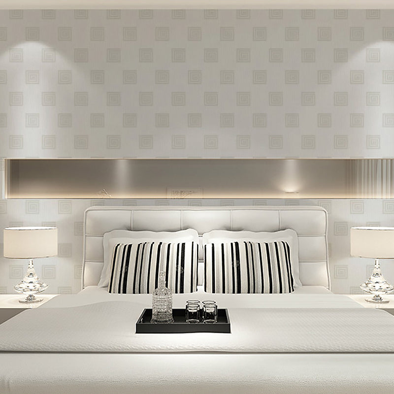 Soft Color Squares Wallpaper Roll Moisture Resistant Modern Living Room Wall Decor Clearhalo 'Modern wall decor' 'Modern' 'Wallpaper' Wall Decor' 1211891